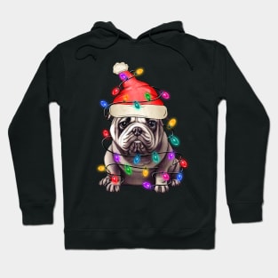 Christmas Lights Dog Merry Dogmas Hoodie